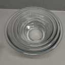 Pyrex Essentials (3-Piece) Glass Mixing Bowls Set For Prepping, Baking and Cooking, Preheated Oven, Dishwasher, Freezer, and Microwave Safe