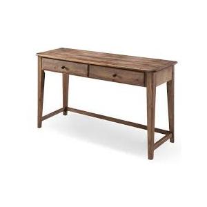 EDL Office Desk, Walnut, 30"H × 44"W × 18"D