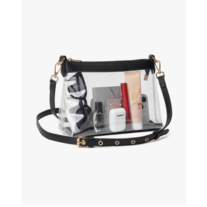 Clear Bag for Stadium Events, Clear Purses for Women, Stadium Approved Crossbody Bag