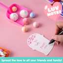 JOYIN 28 PCS Plastic Toy Shovels with I DIG YOU Cards, 28 Candy Bags with Ribbon for Valentine's Party Favors Supplies, Valentine's Toys, Classroom Exchange Prizes Valentines Gifts