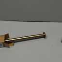Ivilon Tension Curtain Rod - Spring Tension Rod for Windows or Shower, 24 to 36 Inch. Warm Gold