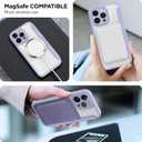 harusaki   iPhone 14 Pro Max Phone Case Wallet with MagSafe - Slim Reliable PU Leather iPhone 14 Pro Max Case with Card Holder, Flip Cover for Women & Men (Purple)