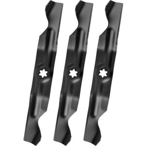 742-04053 Mower Blades Compatible with 942-05043C Blades Fit for Cub Cad et LTX1050, RZT50, Troy Bilt Mustang 50,Cub Cad et 50" Deck, Replace 742-04056 942-04056 942-04053, 3 Pack