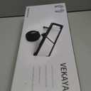 VEKAYA Mandoline Slicer for Kicthen,Adjustable Vegetable Slicer,Food Chopper,Potato Slicer,Mandolin,Tomato Slicer,Veggie Cutter,Stainless Steel Professional with Safety Gloves (Black/Silver)