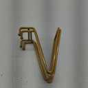 6 Inch Metal Square Wire Plate Stands for Display - Gold 2 Pack Holder Stand + Picture Frame Easel for Book, Decorative Plaque, Photo, Platter