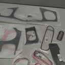 NLQR 18PCS Real Carbon Fiber Kits Full Interior Trim Cover, Compatible with Chevrolet Corvette C5 1998-2004 Center Console Dashboard Control Panel Cover Air Conditioning Vent Cup Holder Gear Trim