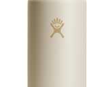 Hydro Flask Water Bottle - Insulated Stainless Steel - Wide Mouth Flex Straw Lid, Non Spill, Leakproof and Refillable in 40 Oz Coconut Cream