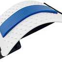 Back Massager Stretcher Equipment Massage Tools Massageador Magic Stretch Fitness Lumbar Support Relaxation Spine Pain Relief (White-Blue) 