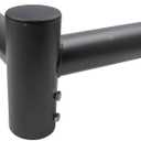 90 Degree Horizontal Tenon Adapter with 2 arms,Double 90 Degree Pole Top Tenon Adapter,for Slip Fitter LED Parking Lot Light ,Twin Spoke Mounting Bracket (Double 90 Degree Tenon Adapter)