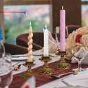 PATIKIL 3Pack Taper Candle Making Mold, 3D Spiral Taper Candle Mold Long Twisted Silicone Candle Mold Taper Candle Moulds for Candle Making Table Home Decor