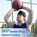 2-Pack Cooling Neck Wraps, Removable Fabric Cover + 220g highEfficiency Gel, Neck Coolers for Hot Weather, Leak-Proof Ice Pack, 360 Soft Wrap, Cool Relief