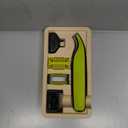 Philips Norelco OneBlade 360 Hybrid Face + Body, Electric Beard Trimmer, Shaver and Body Groomer, with 360 Blade Technology, 1x 360 Blade for Face, 5in1 Adjustable Comb, 1x Body Kit, Model QP2834/70 (Black/Lime Green)