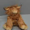 Heatable & Coolable Highland Cow Stuffed Animal, Microwavable Stuffed Animals Heating Pad for Period DIscomfort, Cuddly Cattle Stuffed Animal for Warmth & Comfort, Highland Cow Gifts for kid