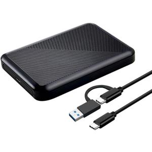 1TB Ultra Slim Portable External Hard Drive USB 3.1 Type C HDD Storage for PC, Mac, Laptop, PS4, Xbox One (1TB)