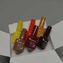 VENALISA Fall Gel Nail Polish Set of 6 Fall Colors Yellow Orange Red Burgundy Brown Gel Polish Kit Soak Off UV Gel Salon Nail Art DIY at Home Manicure
