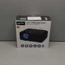 GPX Mini Projector with Bluetooth, USB and SD Media Ports, Includes Remote (PJ609B), Black, 