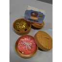 Ultra-Soft TPR Slow-Rise Sensory Fidget Toy, Stress Relief for Classroom or Office, Cute Birthday for Kids Teens & Adults (Mini Pink & Gold)