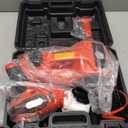 Tatayosi Electric Car Jack 5 Ton - 11023 LBS Floor Jack Lift Attachment Included Impact Wrench Built-in Inflatable Pump and LED Light Garage Repair Car Tires Change for SUV MPV Sedan Truck