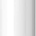 Vesici 1 Pack Slim Water Bottle 8.8 oz Small Stainless Steel Purse Compact Insulated Water Bottles Camping Travel Backpack Pocket Flask for Car Cold Coffee Tea (White)