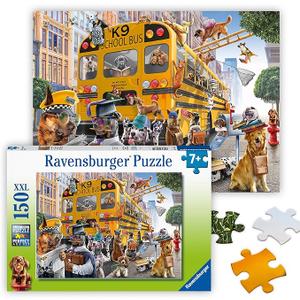 Ravensburger  Pet School Pals  150 Piece Jigsaw Puzzle  Colorful Canine Antics  Bold, Bright Imagery  Ideal Gift  Premium Quality  ScreenFree Fun  MESH Accredited for Kids Age 7+