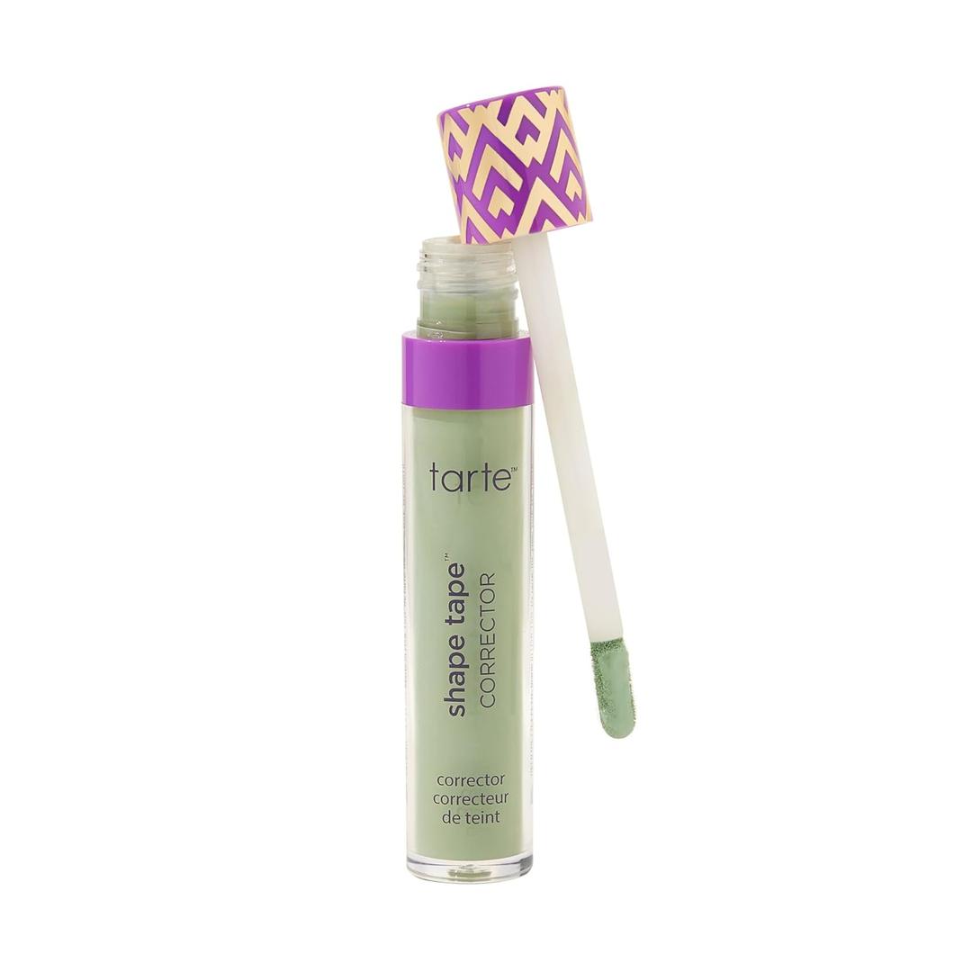 tarte shape tape corrector Blendable Formula to Neutralize appearance of Blemishes, Dark Spots, Discoloration & Undereye Circles with Hyaluronic Acid & Vegan Squalane, Cruelty Free (Green)