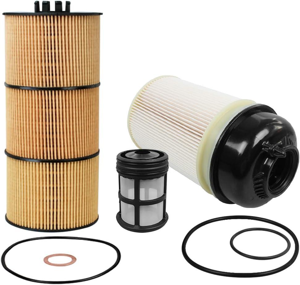 PF9908 Fuel Filter LF17511 Oil Filter Compatible with ISX DD13 DD15 DD16 Detroit Diesel Engine Replace L5104F KX2765 KX2769 WF10103 FF1227 A4721841325 E510H04D129 E510H06D129
