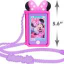 Disney Junior Minnie Mouse Chat with Me Pretend Play Cell Phone Set, Lights and Sounds, Easter Basket Fillers, Gifts, Presents, Kids Toys for Ages 3 Up by Just Play, Kids Toys for Ages 3 Up by Just Play