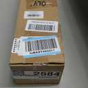 Black Crystal Curtain Rods for Windows 48 to 84 Inch, Decorative Vintage 1'' Diameter Curtain Rod with Black Foil Finial, Adjustable Heavy Duty Easy Install Drapery Pole Set for Farmhouse, Bedroom (36-88)