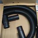 WORKSHOP Wet/Dry Vacs Shop Vacuum Accessories WS25020A Replacement Hose Attachment, 2-1/2-inch x 7-feet Dual-Flex Locking Vac Hose for Wet Dry Shop Vacuum Cleaners