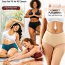 LEVAO Seamless Underwear Full Coverage High Waisted Briefs No Show Panties 5 Pack (XXL)