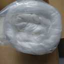 Cooling Side Sleeper Pillow for Neck and Shoulder Pain, Luxury Shredded Memory Foam Curved Bed Pillows for Sleeping Set of 2- Adjustable King Size- Washable Cover Crescent White