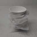 22 OZ Ceramic Soup Bowls Set of 8, White Cereal Bowls for Kitchen, Stackable Porcelain Bowl, Dishwasher Oven & Microwave Safe, Serving Bowl for Oatmeal Breakfast Soup Salad Rice Pasta