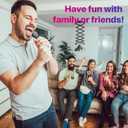 4 x Mini Microphone for iPhone, Miniature Microphone, ASMR Microphone, can be Used for Singing, Recording Video or Audio, Voice Calls, YouTube, Blog (Black)