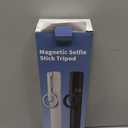 TONEOF 68" Magnetic Selfie Stick Tripod with Aluminum Strong Magnetic Holder for Magsafe, 360 Rotatable Travel Phone Tripod Stand with Metal Ring & Rechargeable Remote for iPhone/AndroidBlack