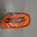 Heavy Duty Dog Leash, 4-6FT Shock Absorbing Dog Leashes with Traffic Handle and Comfortable Padded Handles, Advanced Easy Metal Clip, No Pull Reflective Leash for Medium Large Dogs That Pull (Orange)