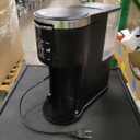 COWSAR Single Serve Coffee Maker, Coffee Brewer for Capsule and Ground Coffee, Capsule Coffee Machine with 40 Oz Water Tank, Instant-Heat