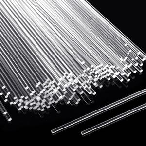Zopeal 200 Pcs Acrylic Lollipop Sticks Clear Cake Pops Rods Cake Topper Candy Cupcake Treat Stick for Wedding Chocolate Cookie Dessert Handmade DIY Crafts Party Decor Gardening(10 x 0.12 Inches,Clear)