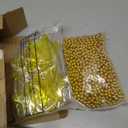 50 Pcs Gold Holiday Team Spirit Party Accessories Graduation Pom Pom Party Headbands Star Shape Sunglasses Bead Necklaces Stuff Favors for Birthday Wedding Supplies(Classic)