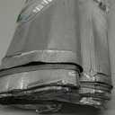 99% Aluminet Shade Cloth Reflective Tarp 10 x 10 ft Aluminium Cloth Porch Privacy Screen with Grommets for Car Garden Pergola Patio Sun Shade Kennel Cover Durable Mesh Canopy Cover Easy Setup