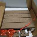 HIPS Shower Benches for Inside Shower, Shower Stool with Space-Efficient Storage Shelf, Waterproof Shower Chair Seat for Spa Bathroom(Brown)