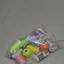 12 Colors Glow in The Dark Embroidery Thread Colorful Luminary Polyester Machine Accessories 550 Yard Sewing Thread for Embroidery Quilting Sewing Decorations