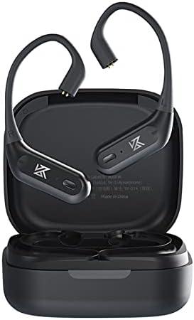 CCA KZ AZ09 PRO Bluetooth 5.2 Module IEM Bluetooth Adapter Waterproof Ear Hook Extra Long Battery Life Cable for ​KZ ZS10 PRO/ZSN Pro X/ZSN PRO/ZEX PRO/AS16 PRO/Zax/DQ6 Polaris/C12/CRA PRO(C pin)