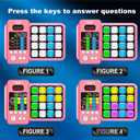 Logic Puzzle & Memory Game for Kids 3+, Tutorial Mode & LED Display  Interactive Brain Development Game for Family Fun & Gifts