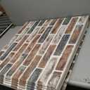 Art3d 10-Pack 52.5 Sq.Ft Faux Brick 3D Wall Panels Peel and Stick in Gray Brown, Self-Adhesive Waterproof Foam Wallpaper for Bedroom, Bathroom, Kitchen