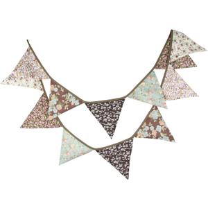 LOVENJOY Brown Floral Collection 100% Cotton Banner for Wedding Baby Shower Party Decoration