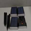 DINGLILIGHTING Solar Lights Outdoor Waterproof: IP65 Led Spot Light Decorations for Garden - 3 Lighting Modes Solar Powered for Yard - Halloween Christmas Lights Landscape Pathway Patios 4PC White