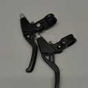 DISIWENE 1 Pair Bicycle Brake Lever, V-Brake Handlebar Aluminium Alloy Bike Brake Handle Universal 2.2cm for Most Bicycle, Road Bike, Mountain Bike (Black)