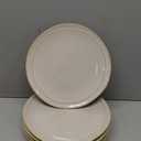 Denby - Heritage Atrium Small Plates Set of 4-6.7in Natural Ceramic Everyday Side, Appetizer Plates - Stoneware Dishwasher & Microwave Safe Tableware - Scratch Chip Resistant Dinnerware