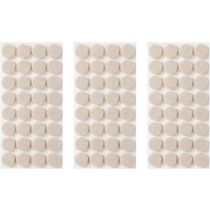 Furnigear Felt Furniture Pads for Hardwood Floors - Self Adhesive Chair Felt Pads, Floor Protector for Furniture Feet, Furniture Sliders Moving Your Furniture Smoothly - Anti Scratch 96 Pcs 3/4" Round