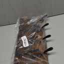 OHPHCALL Wooden Wall Hanger Key Rack Coat Hanger Hooks Key Holder Mail Organizer 2 PCS